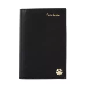 Image of Paul Smith Signature Stripe Interior Pivot Card Holder - Black