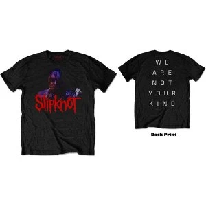Image of Slipknot - WANYK Back Hit Unisex Medium T-Shirt - Black