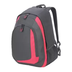 Image of Shugon Geneva Backpack (19 Litres) (One Size) (Black/Red)
