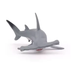 Image of PAPO Marine Life Hammerhead Shark Toy Figure, Three Years or Above, Grey/White (56010)