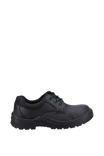 Image of Amblers Safety Mens 504 Oil Resistant Leather Safety Shoes UK Size 6 (EU 39) Black AMB359-BLACK-6