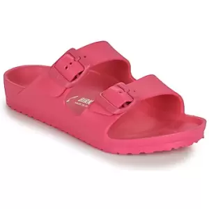 Image of Birkenstock ARIZONA EVA girls's Children's Mules / Casual Shoes in Pink. Sizes available:8.5 toddler,9 toddler,11.5 kid,13.5 kid,1 kid