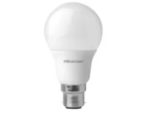 Image of Megaman RichColour 6W LED BC/B22 GLS Warm White 360° 470lm Dimmable - 142570