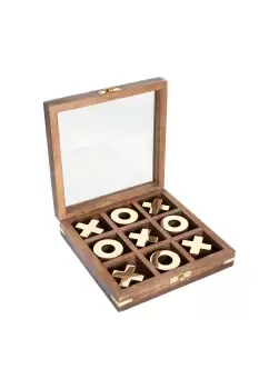 Image of Wooden Tic Tac Toe