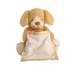 Image of Peek-A-Boo Puppy Honey Comforter Blanket Soft Toy