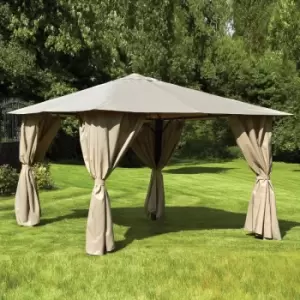 Image of Venice Heavy Duty Rectangle Gazebo 3 x 4m Beige