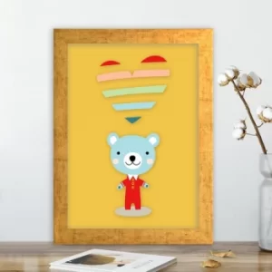 Image of AC5282623691 Multicolor Decorative Framed MDF Painting