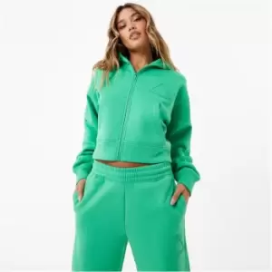 Image of Slazenger ft.Wolfie Cindy Logo Zip Hoodie - Green