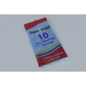 Image of Superbright All Purpose Cloths Pack 10