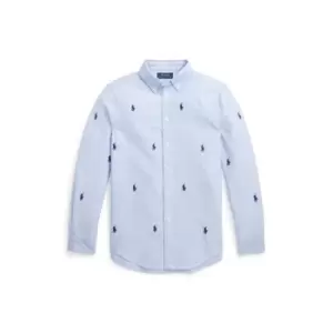 Image of Polo Ralph Lauren Pony Oxford Shirt Boys - Blue