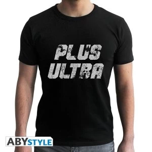 Image of My Hero Academia - Plus Ultra Mens X-Small T-Shirt - Black