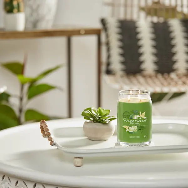 Image of Yankee Candle Vanilla Lime Scented Candle 567g