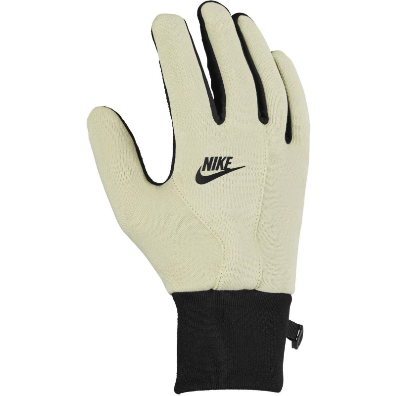 Image of Nike Therma-FIT Tech Fleece Gloves Lt Khaki/Black unisex Small