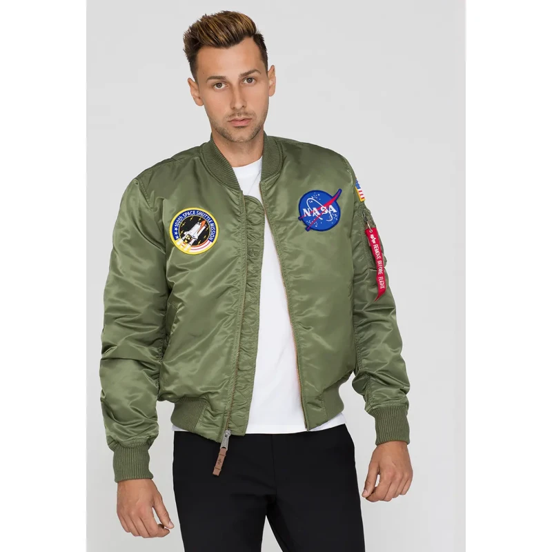 Image of alpha industries Bomber Alpha Industries MA-1 VF NASA Vert Male S