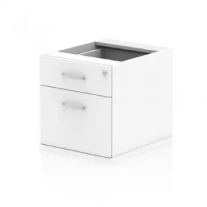 Image of Impulse Fixed Pedestal 2 Drawer White