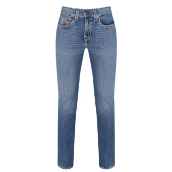 Image of True Religion Rocco Stitch Jeans - Blue