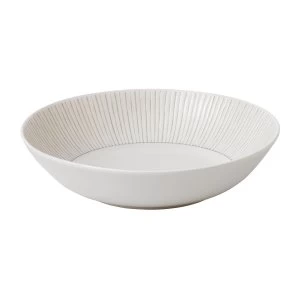 Image of Royal Doulton Ellen DeGeneres Taupe Stripe Pasta Bowl