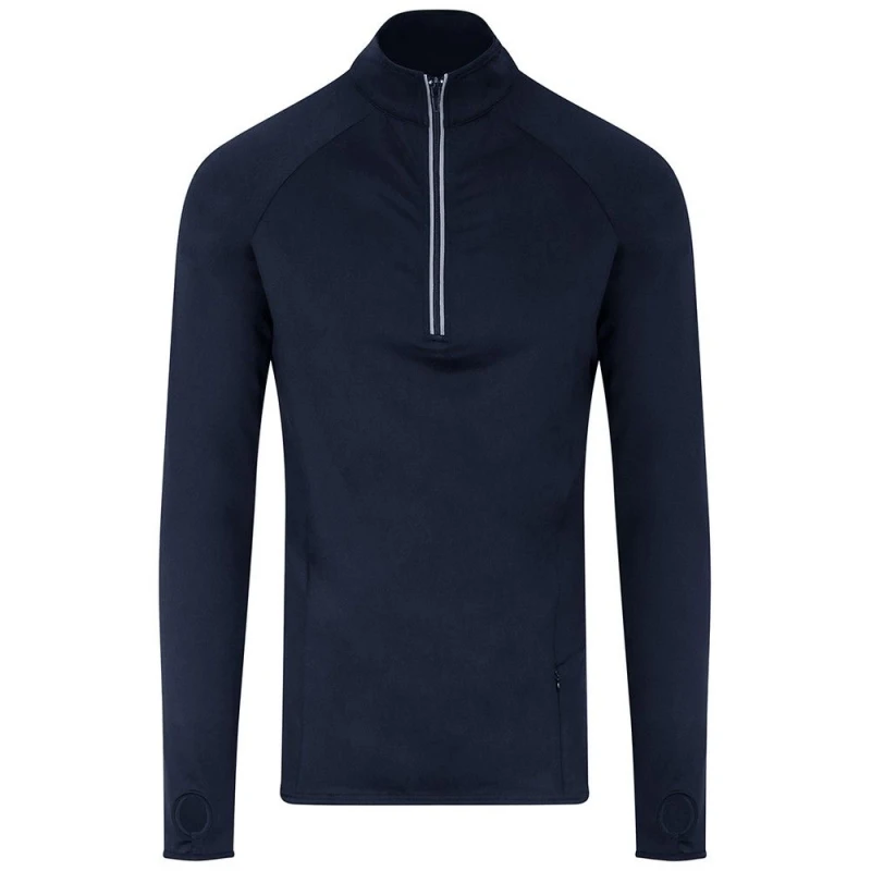 Image of AWDis AWDis Men Just Cool Cool-Flex Half Zip Top in Navy Size: Small Navy S Male 5059444605758