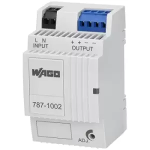 Image of WAGO 787-1002 Compact Single Phase 24VDC 1.3A Switched-Mode Power ...