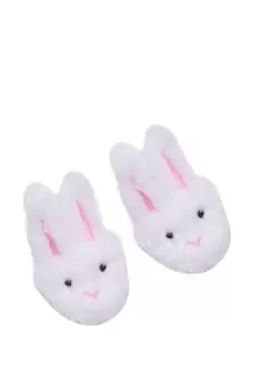 Image of Sophia's 18" Baby Doll Slippers, Fluffy White Shoes for Dolls