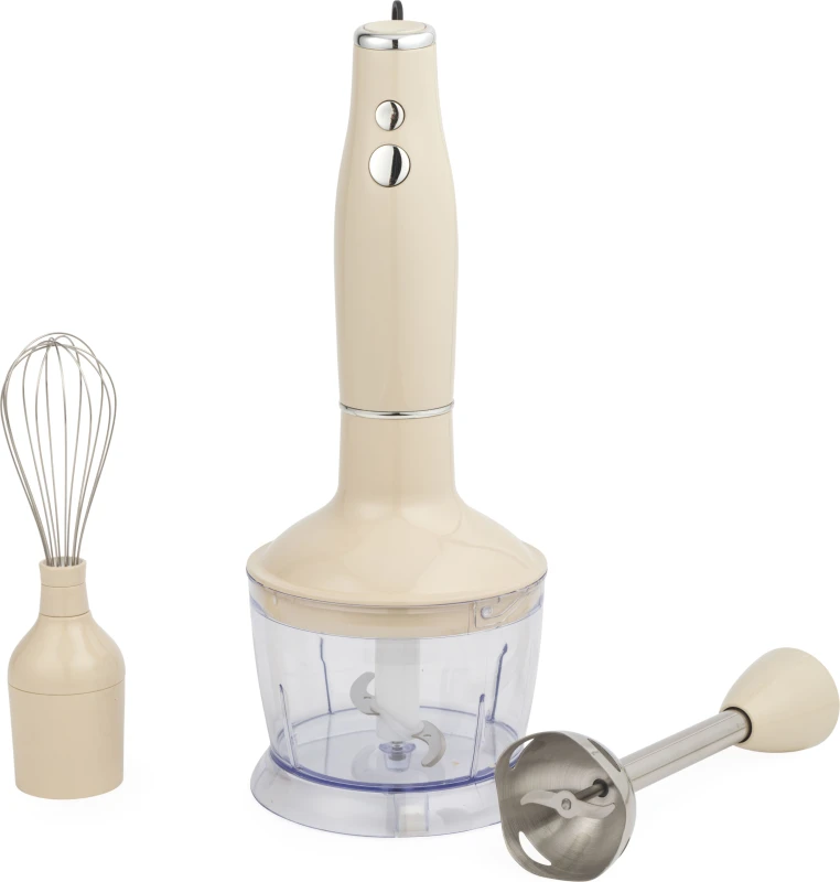 Image of Salter Retro 3 in 1 Hand Blender - Cream