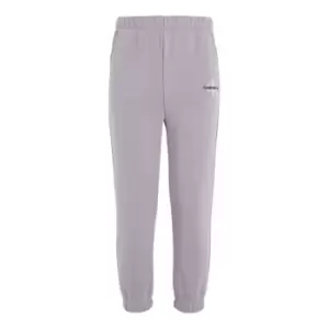 Image of Calvin Klein Jeans Monogram Off Placed Sweatpants - Purple