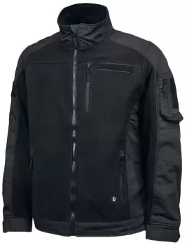 Image of Brandit Ripstop Fleece Jacket Fleece Jacket black