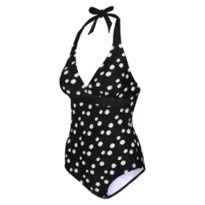 Image of Regatta Flavia Swimming Costume - Blk/WhPlkaPr