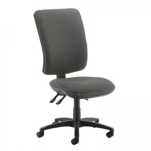 Image of Senza extra high back operator chair with no arms - Slip Grey