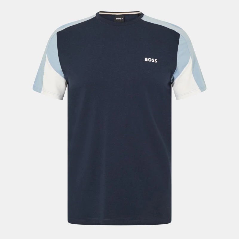 Image of Boss Mens Balance T-Shirt, Regular Fit Dark Blue 403 male S