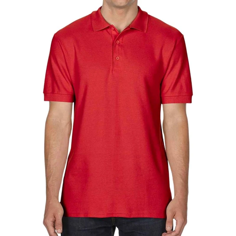 Image of Gildan Mens Sports Polo Shirt in Red Size: Small Red Male S