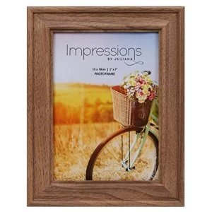 Image of 5" x 7" - Natural Walnut Finish Wooden Photo Frame