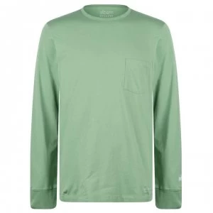 Image of Albam Utility Pocket Long Sleeve T-Shirt - Green