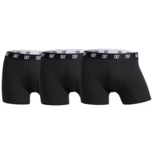 Image of Cristiano Ronaldo 3 Pack Trunks Mens - Black