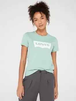 Image of Levis The Perfect Tee - Granite Green Size M Women