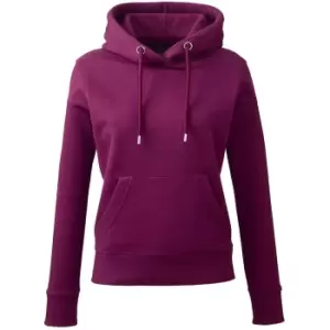 Image of Anthem Womens/Ladies Organic Hoodie (M) (Burgundy)