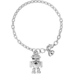 Image of Ted Baker Ladies Silver Plated Beta Robot Bracelet