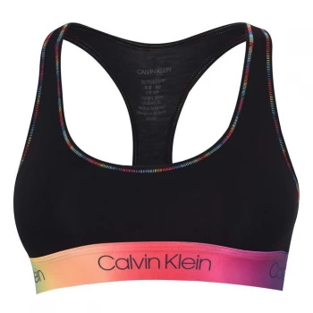 Image of Calvin Klein Underlined Bralet - Black Pride WB
