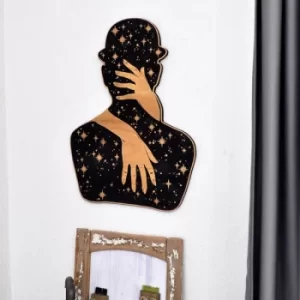 Image of LAZ077 Multicolor Decorative Wooden Wall Accessory