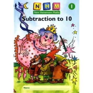 Image of New Heinemann Maths Yr1, Subtraction to 10 Activity Book (8 Pack) by Pearson Education Limited (Multiple copy pack, 1999)