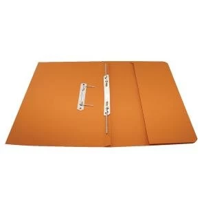 Image of Rexel Jiffex Pocket Transfer File Foolscap OrangePack of 2543316EAST