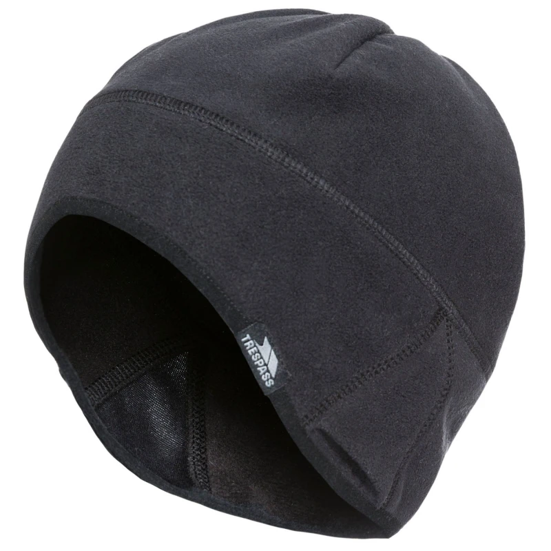 Image of Trespass Peck Beanie Hat Black male