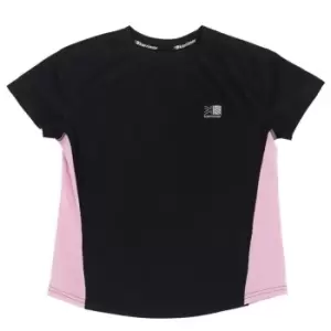 Image of Karrimor Short Sleeve Run T Shirt Junior Girls - Black