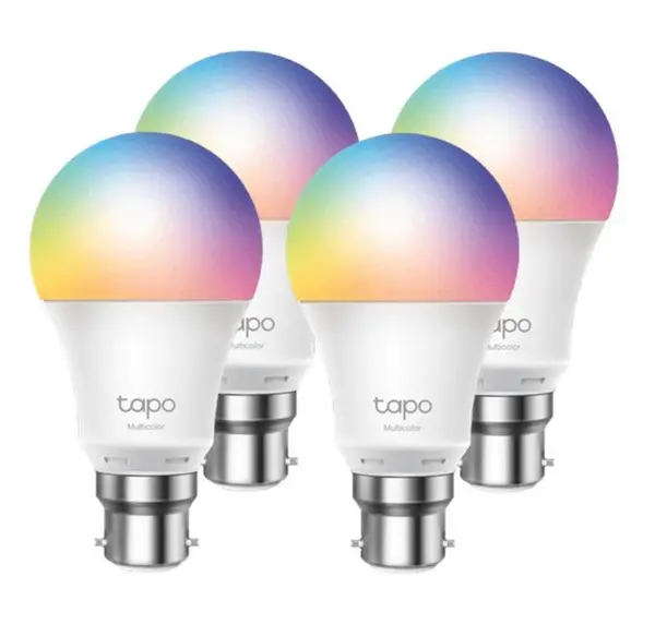 Image of TP Link Tapo L530B WiFi Colour-Changeable Smart Bulb (4-Pack)