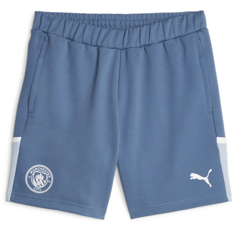 Image of Puma Mcfc Casuals Shorts Football Short Mens Deep Dive male S