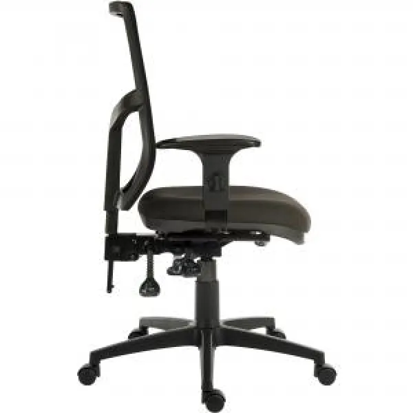 Image of Ergo Comfort Mesh Back Ergonomic Operator Office Chair with Arms Black - 9500MESH-BLK/0270