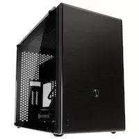 Image of Raijintek Ophion M Evo Aluminium Micro-ATX Case - Black Tempered Glass