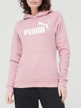Image of Puma Essential Logo Hoodie - Pink