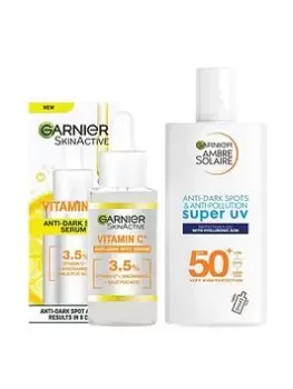 Image of Garnier Brightening & Anti-Dark Spot Power Duo - 130 Grams