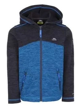 Image of Trespass Value Boys Full-Zip Fleece, Navy, Size 5-6 Years